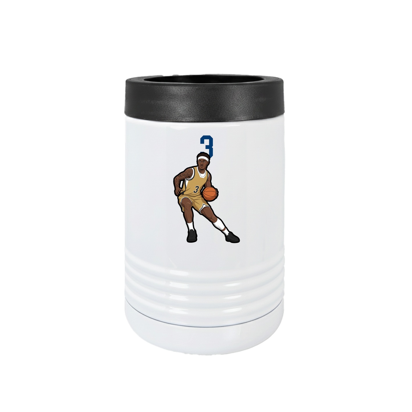 Beverage Holder — Number Top in White