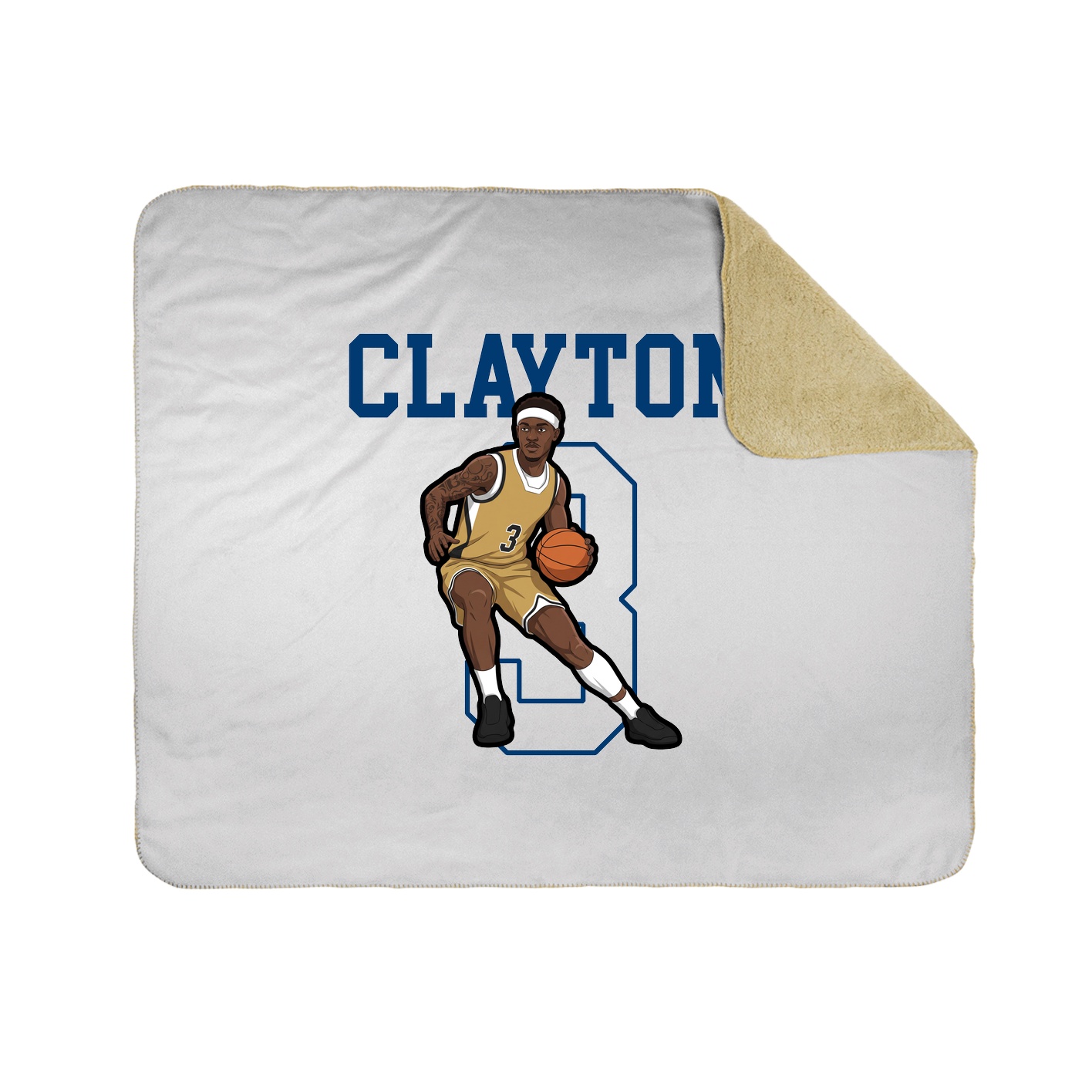 Throw Blanket — Shirsey in White