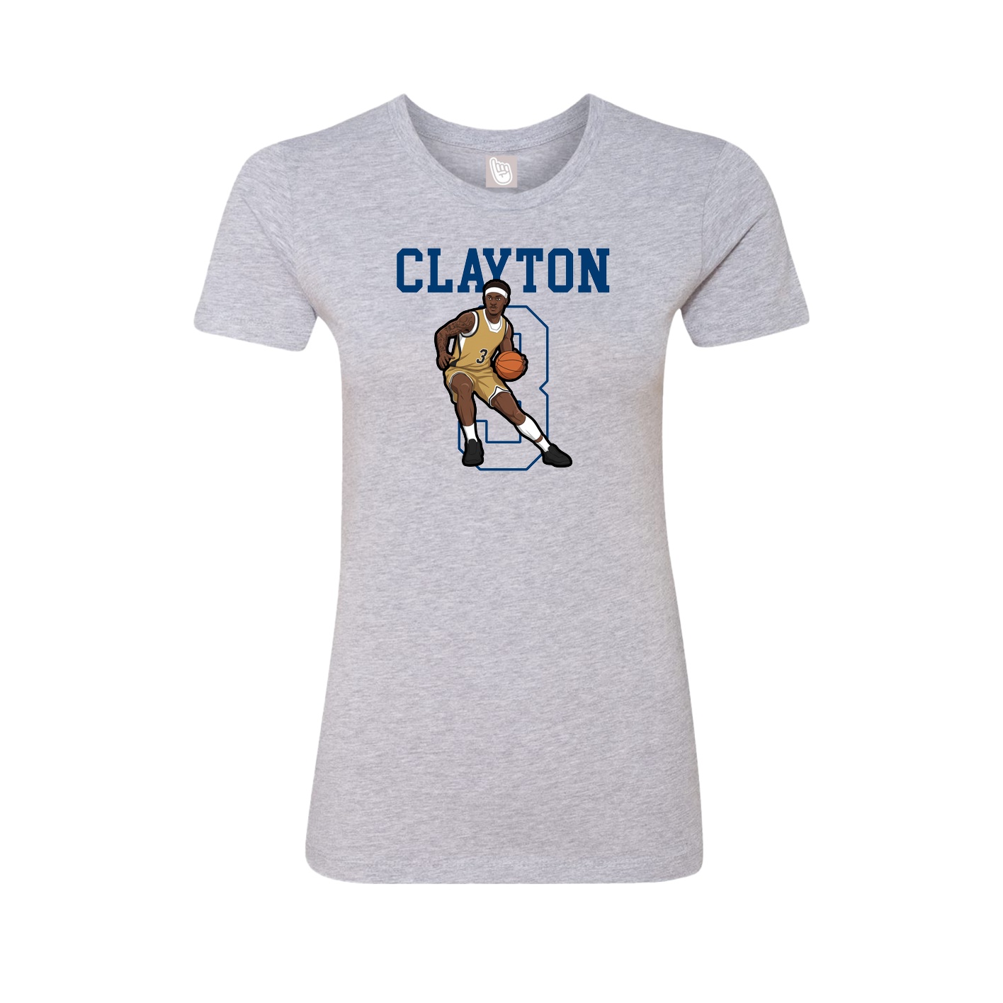 Fitted Women's Tee — Shirsey in Grey