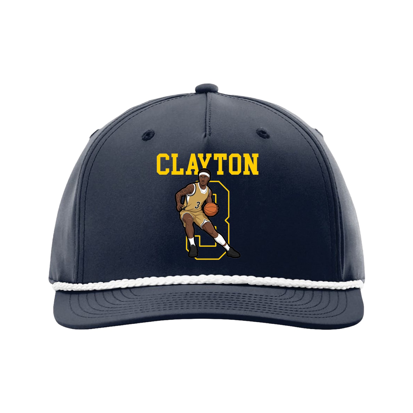 Five-Panel Classic Rope Cap — Shirsey in Navy