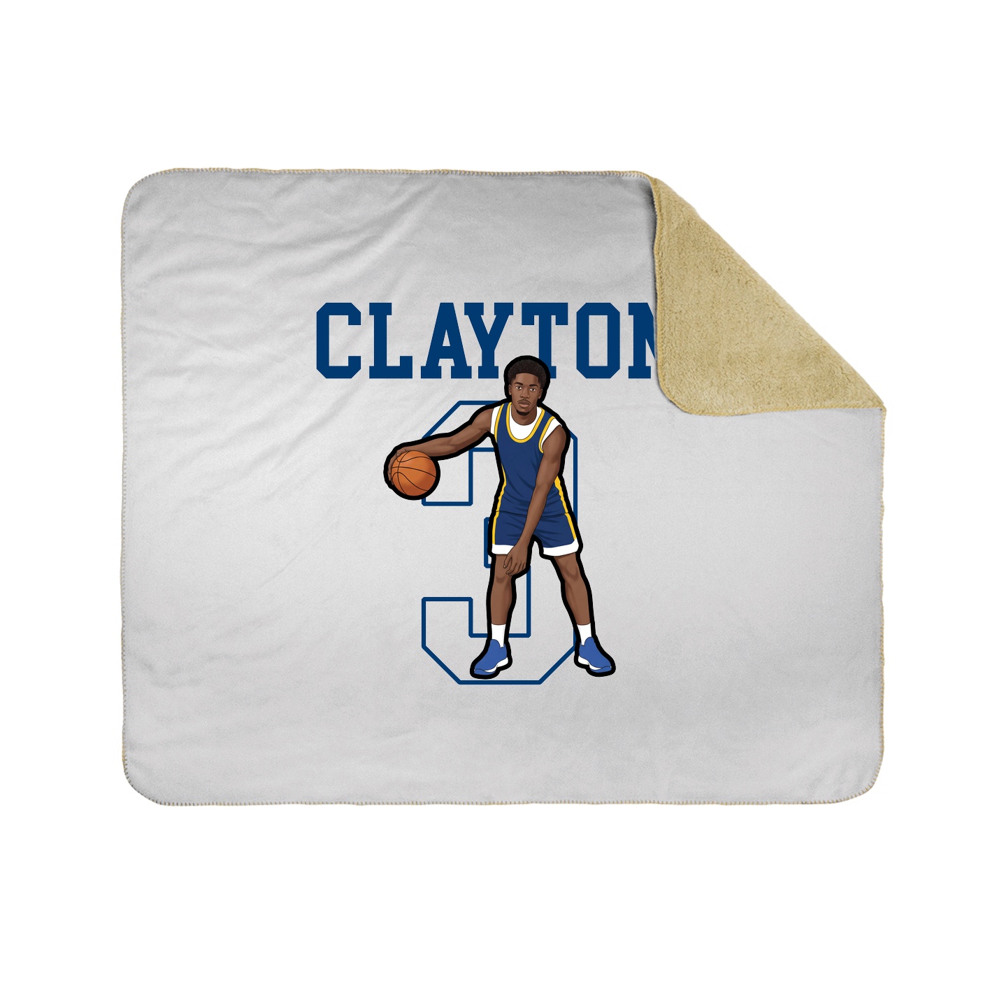 Throw Blanket — Shirsey in White