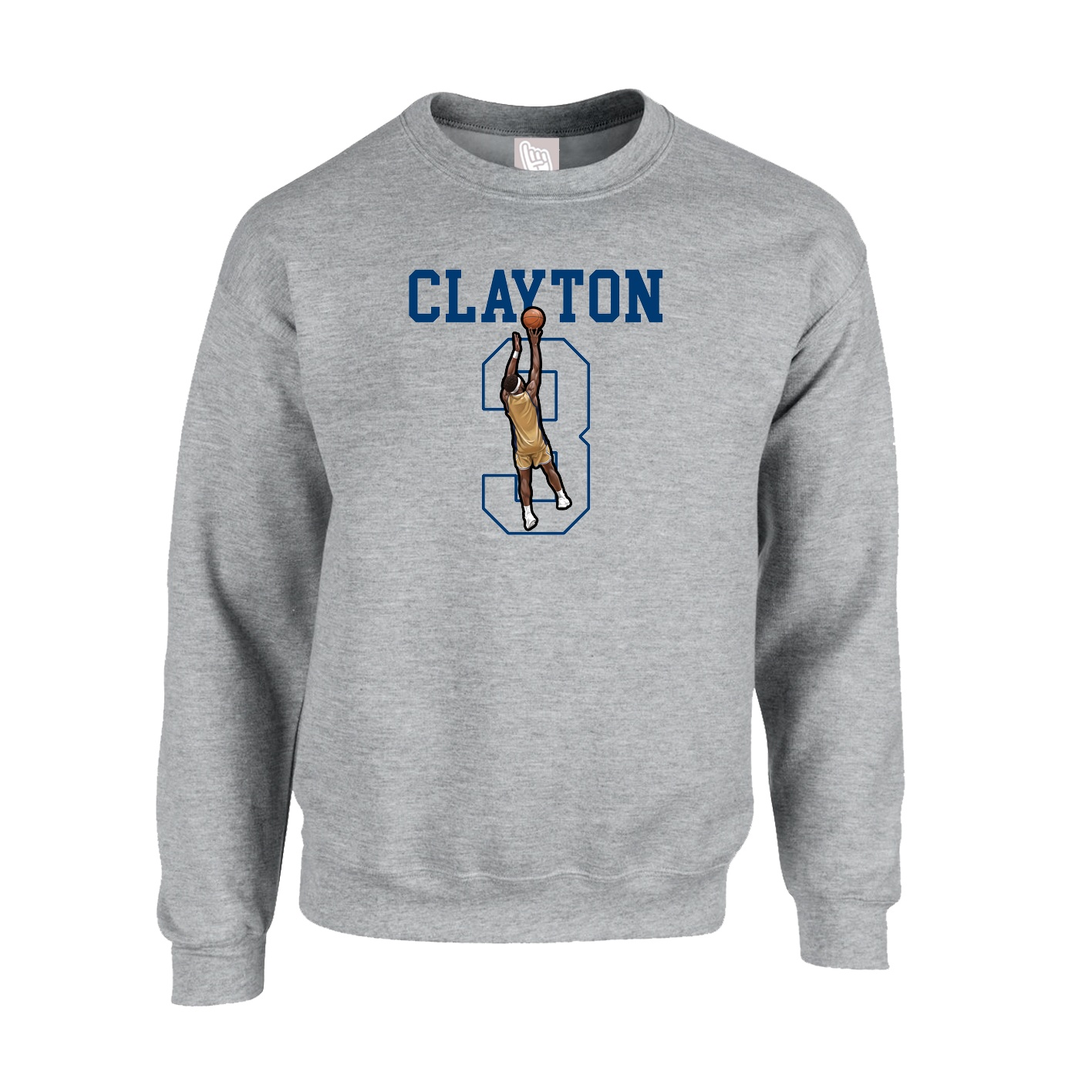 Fleece Crew — Shirsey in Grey