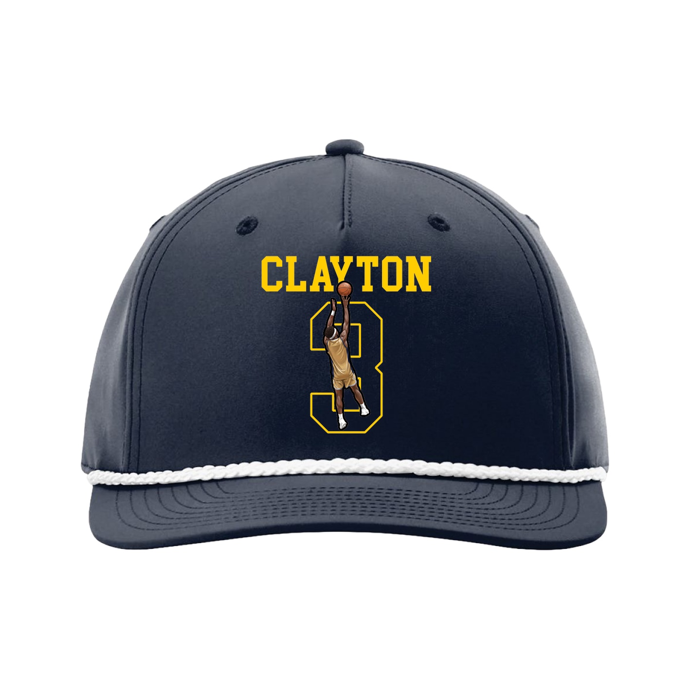 Five-Panel Classic Rope Cap — Shirsey in Navy