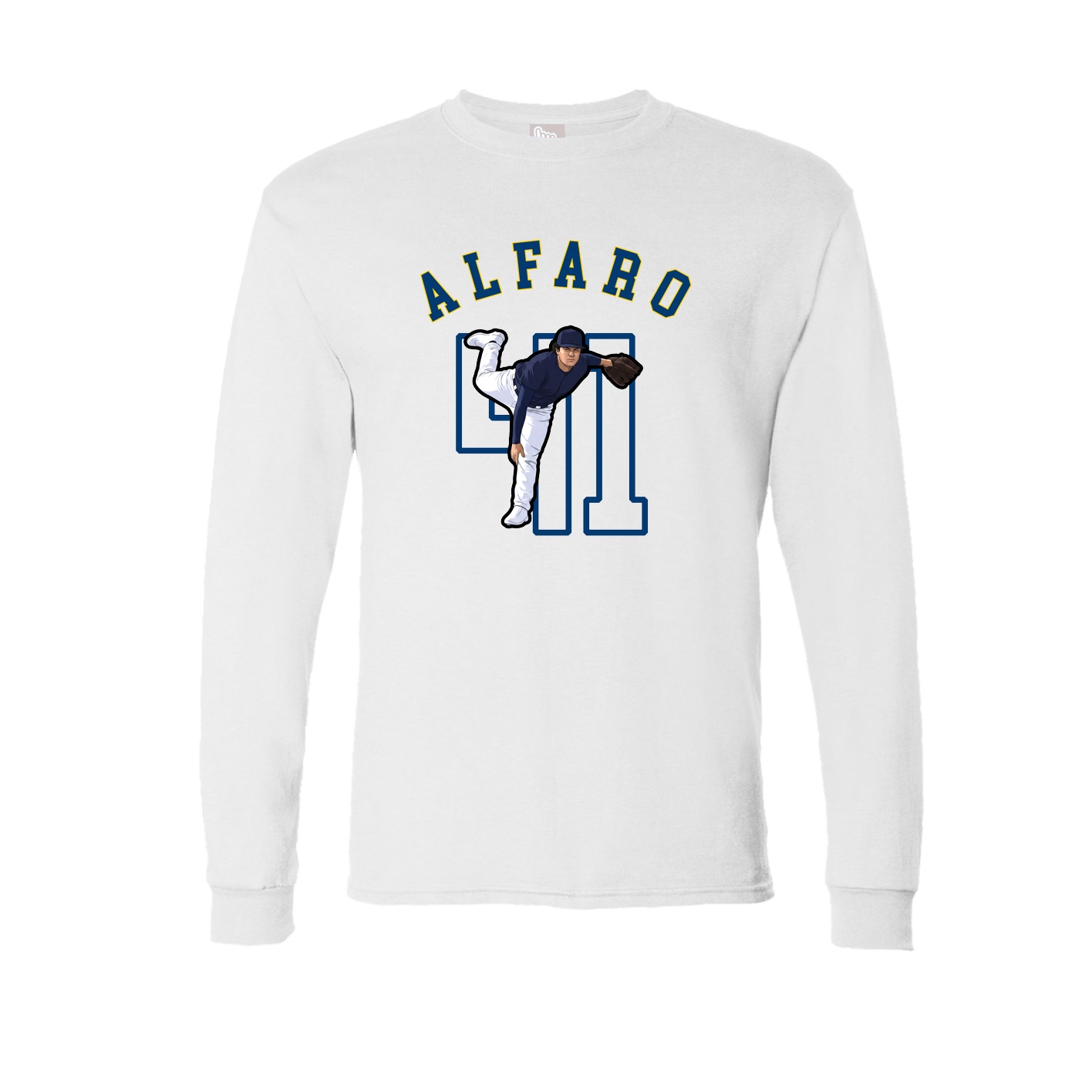 Long Sleeve Tee — Shirsey Arch in White