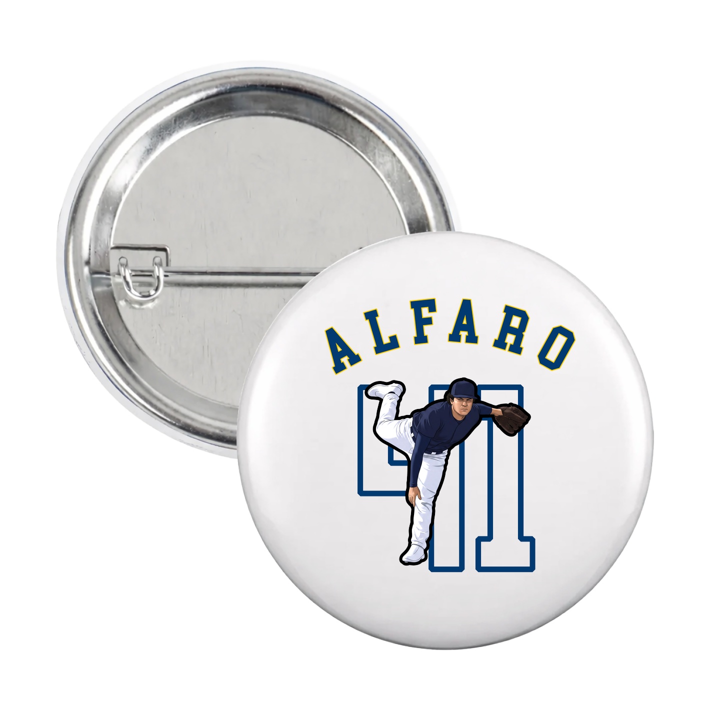 Game Day Button — Shirsey Arch in White