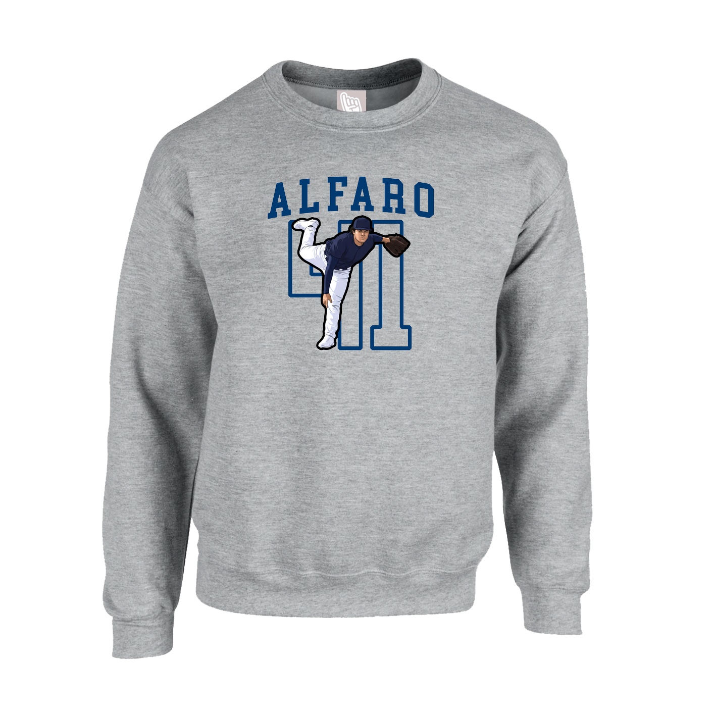 Fleece Crew — Shirsey in Grey