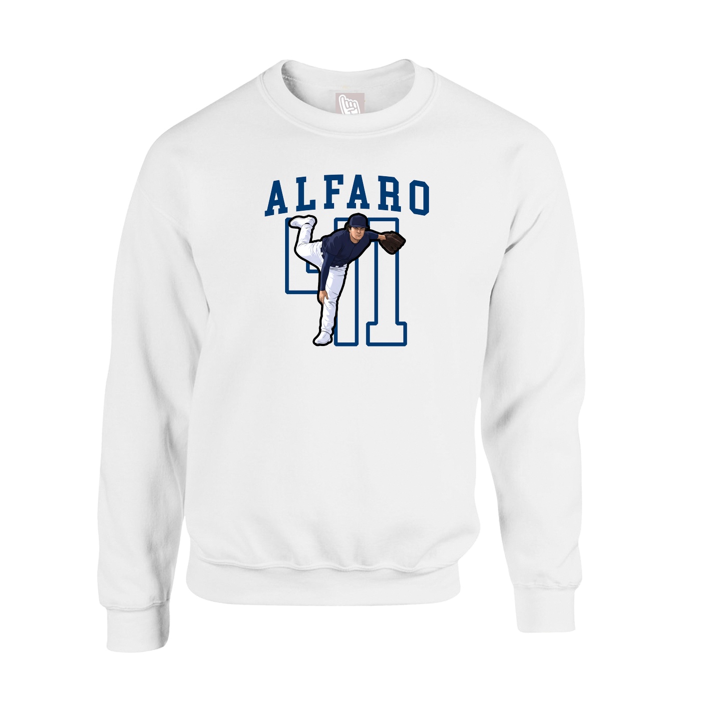 Fleece Crew — Shirsey in White