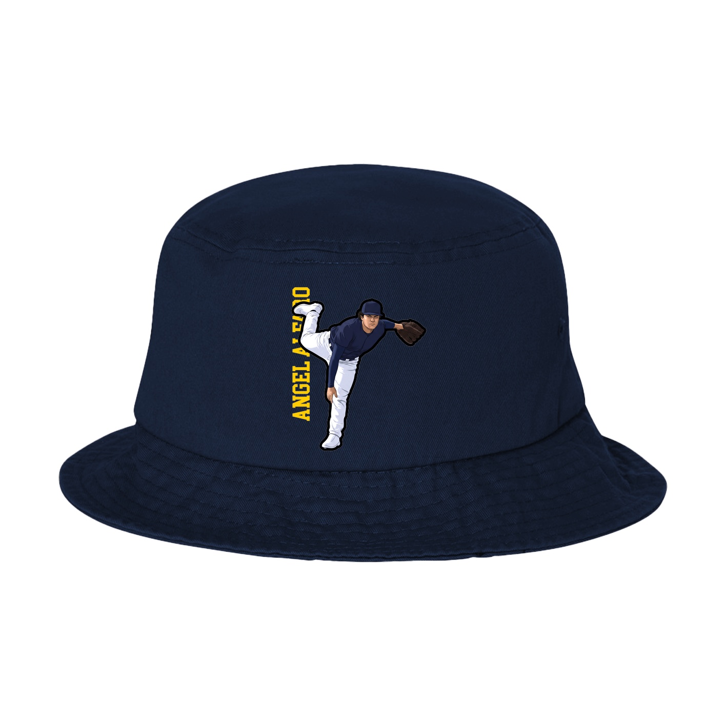 Bucket Cap — Name Vertical in Navy