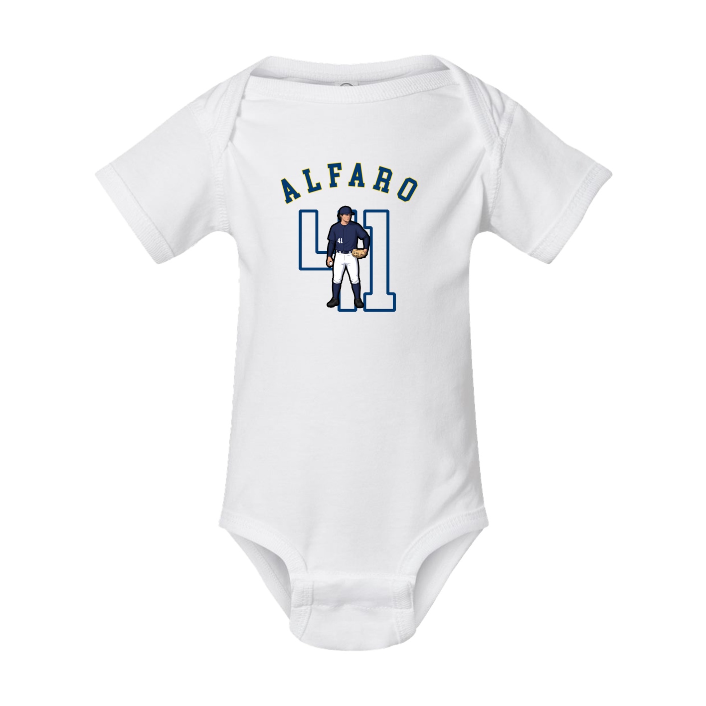 Baby Onesie — Shirsey Arch in White