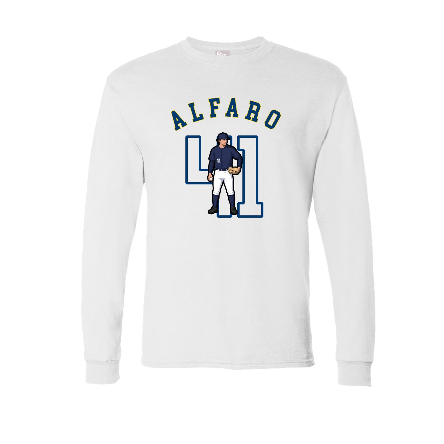 Long Sleeve Tee — Shirsey Arch in White