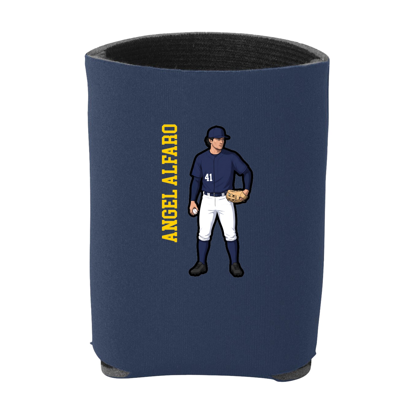 Can Holder — Name Vertical in Navy