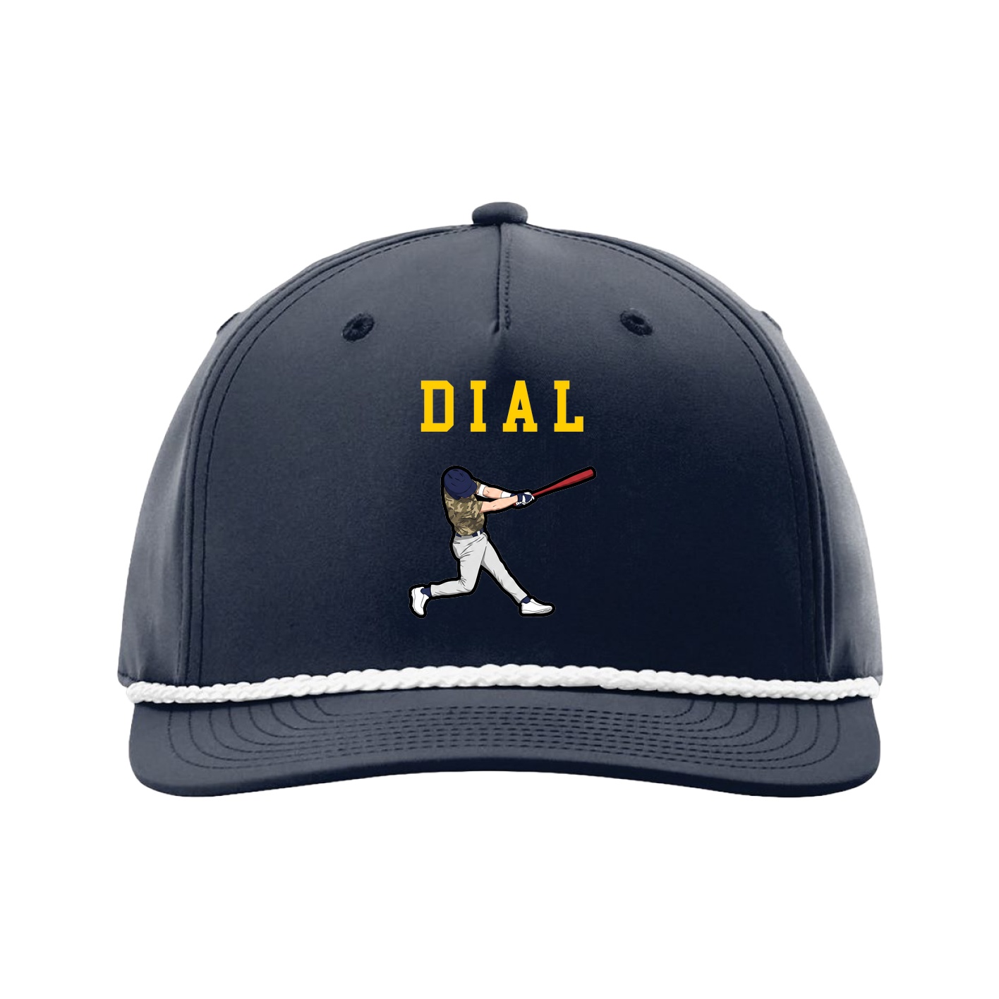 Five-Panel Classic Rope Cap — Shirsey in Navy