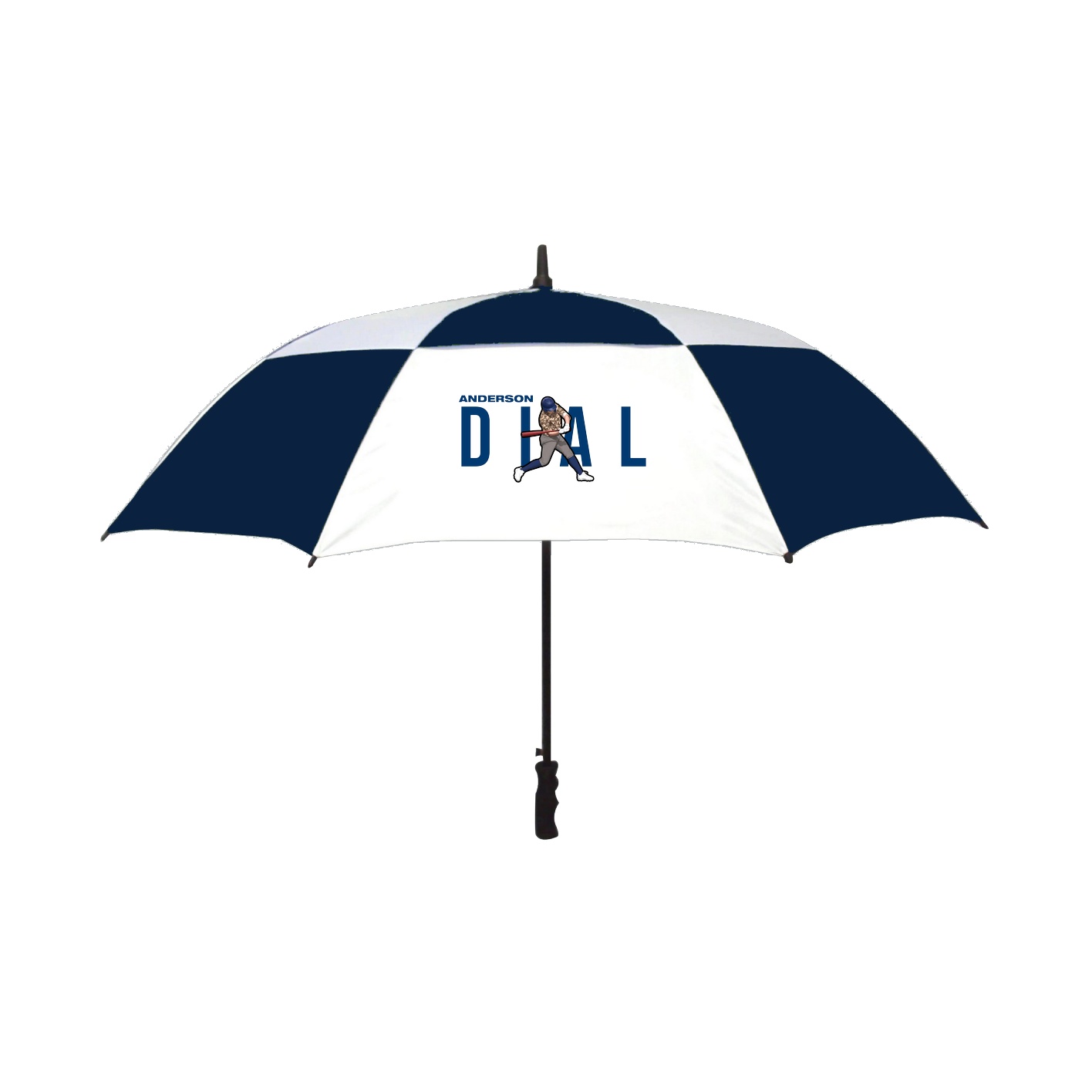 Golf Umbrella — Player Name in Navy