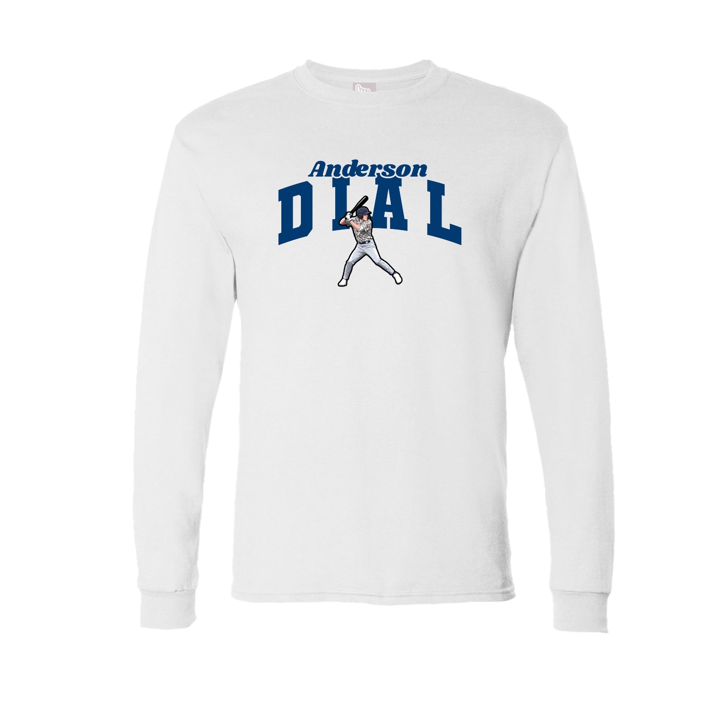 Long Sleeve Tee — Signature Arch in White