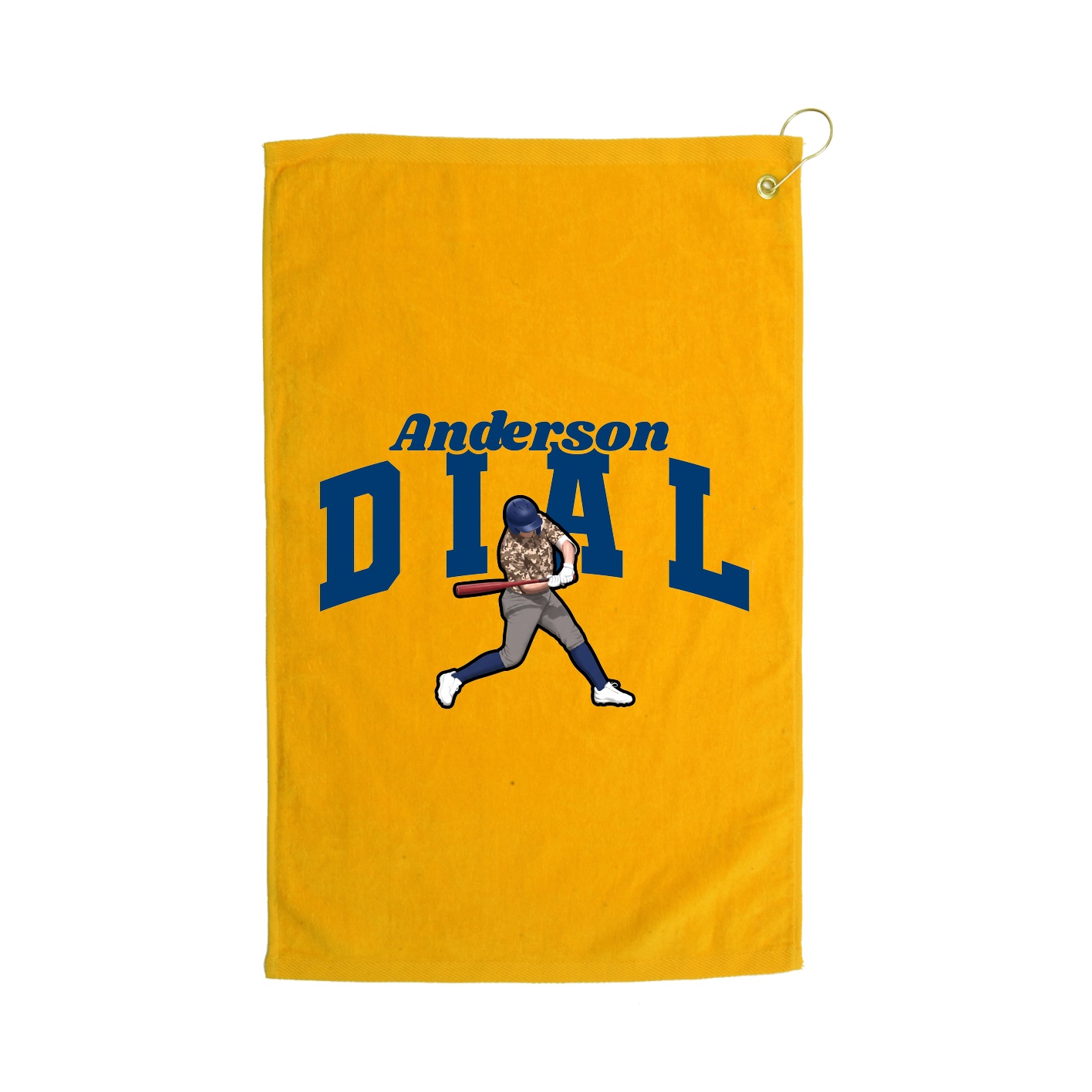 Golf Towel — Signature Arch in Gold