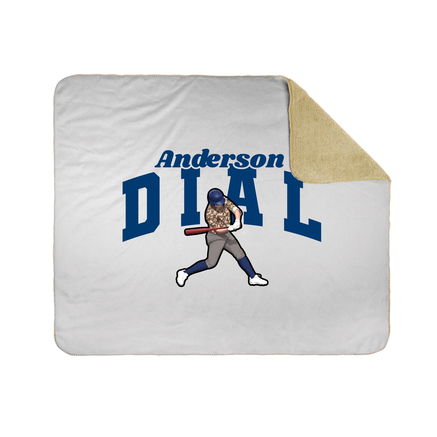 Throw Blanket — Signature Arch in White