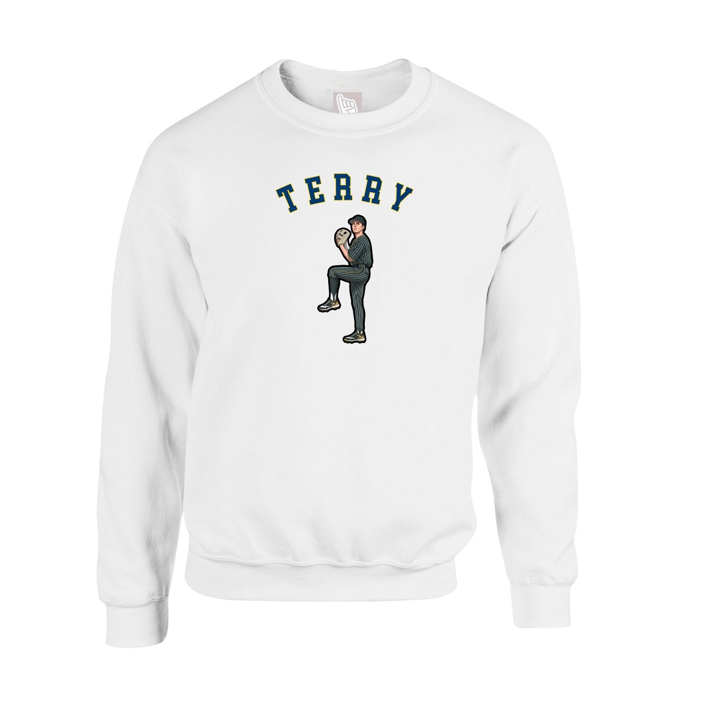 Fleece Crew — Classic in White
