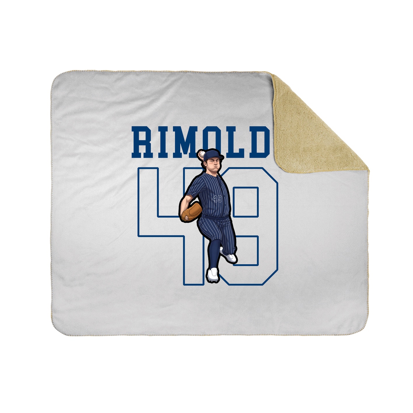 50x60 Sherpa Lined Throw Blanket