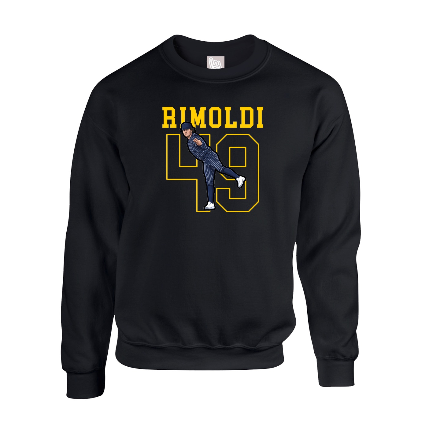 Fleece Crew — Shirsey in Black