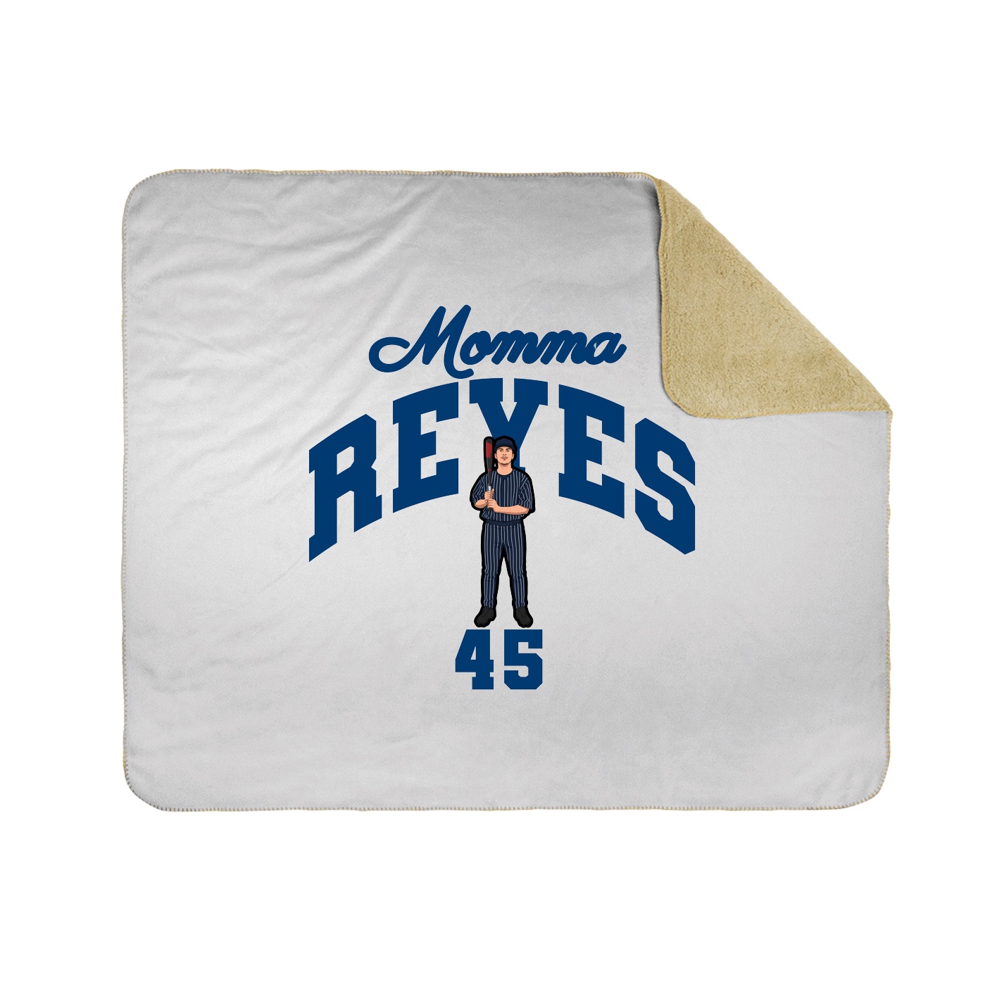 Throw Blanket — Mothers Day Arch in White