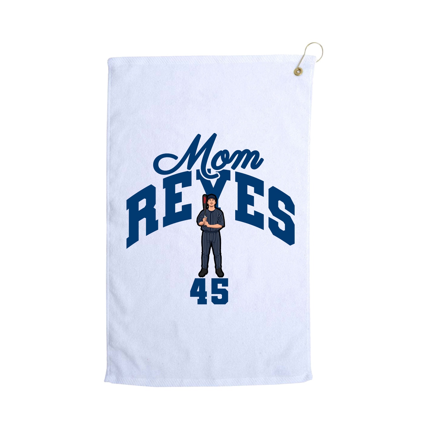 Golf Towel — Mothers Day Arch in White