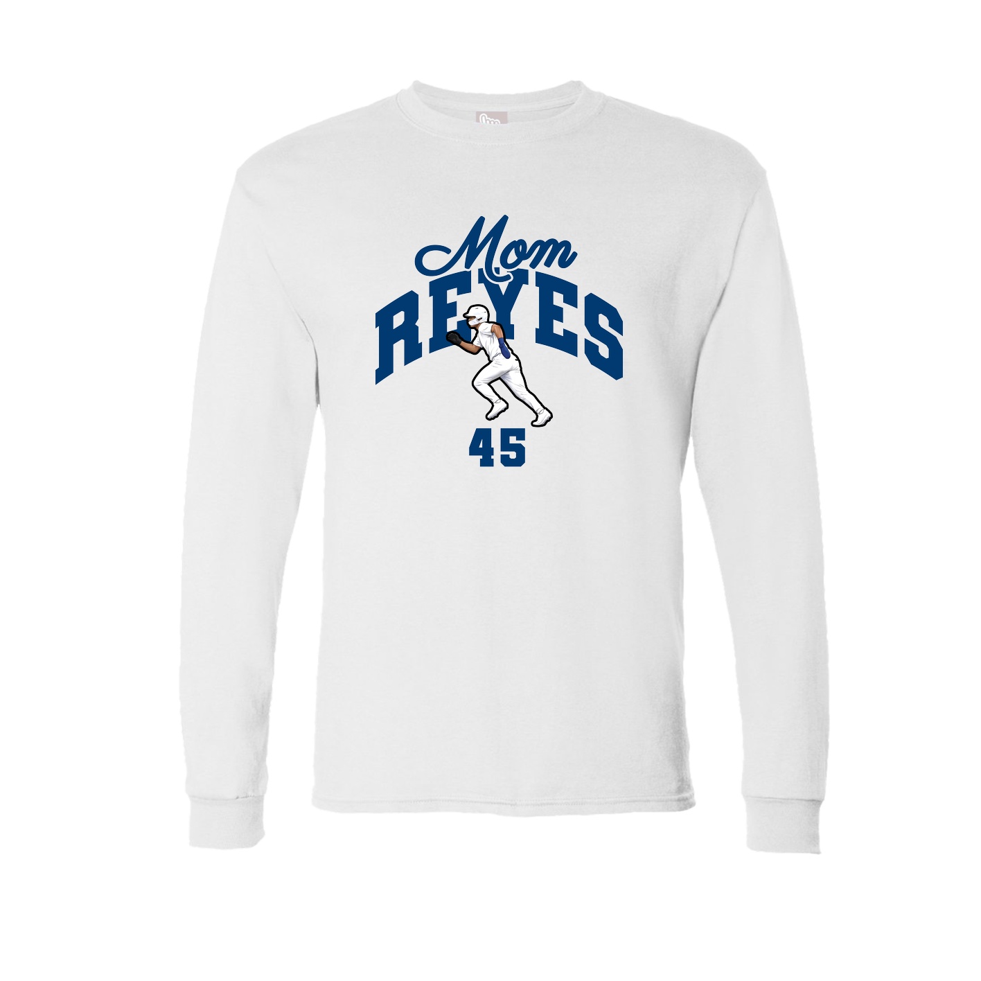 Long Sleeve Tee — Mothers Day Arch in White
