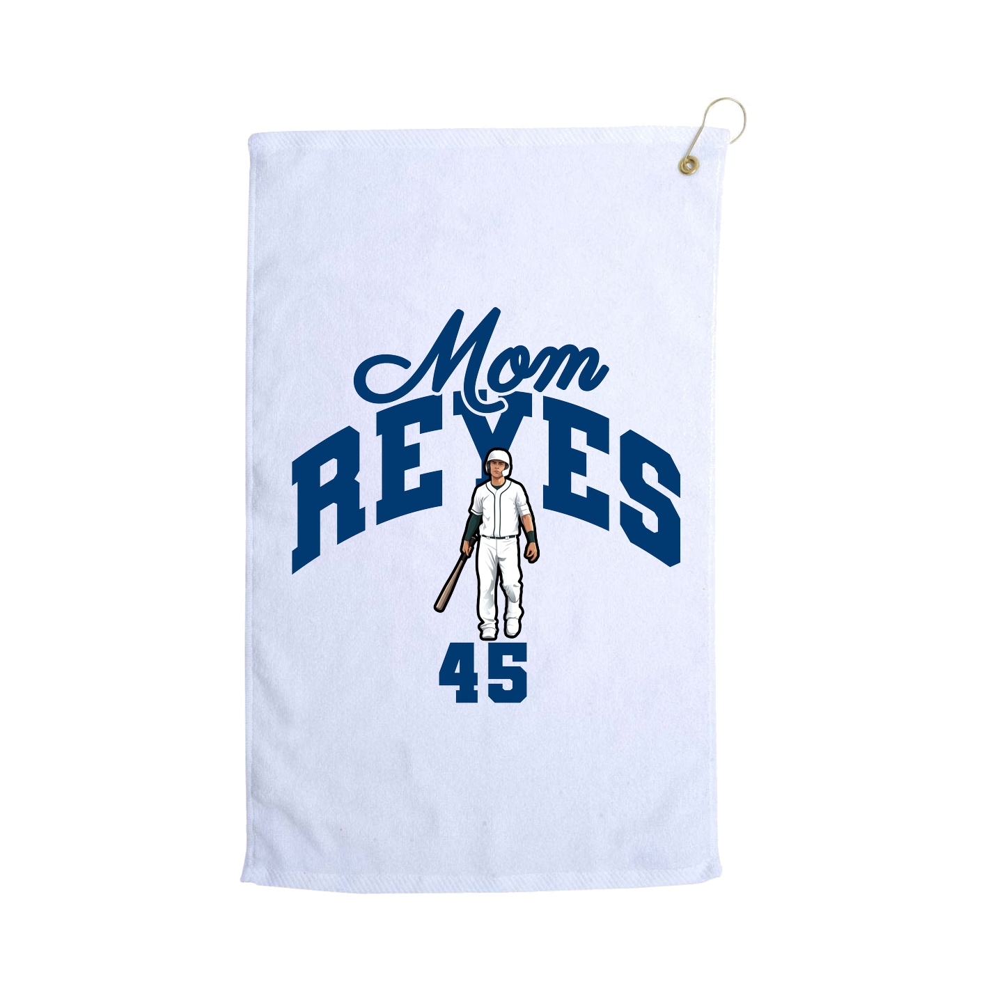 Golf Towel — Mothers Day Arch in White