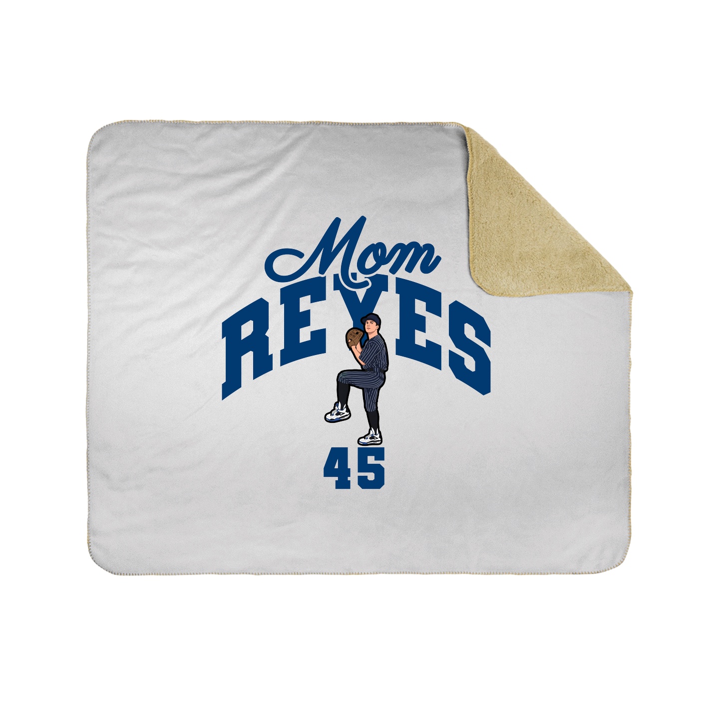 Throw Blanket — Mothers Day Arch in White