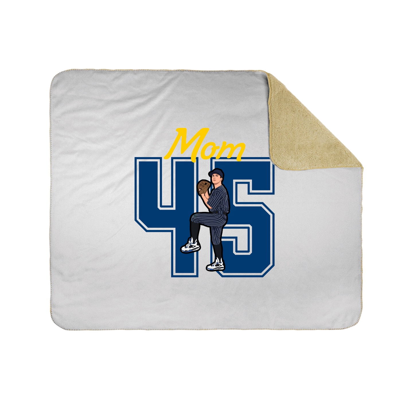 Throw Blanket — Mothers Day Shirsey in White