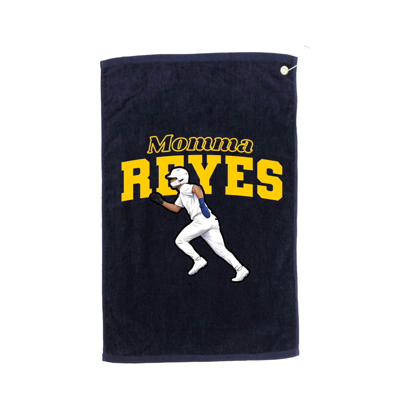 Golf Towel — Mothers Day Block in Navy