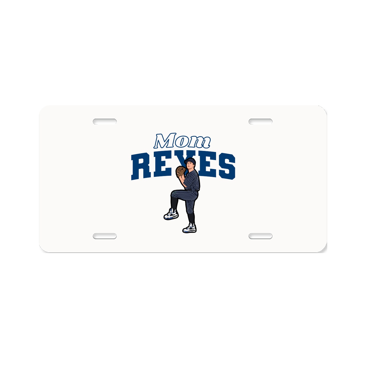 License Plate — Mothers Day Block in Classic