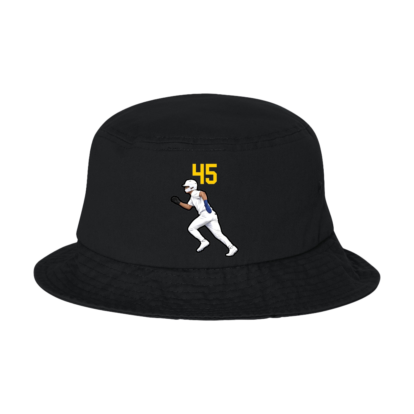 Bucket Cap — Number Top in Black