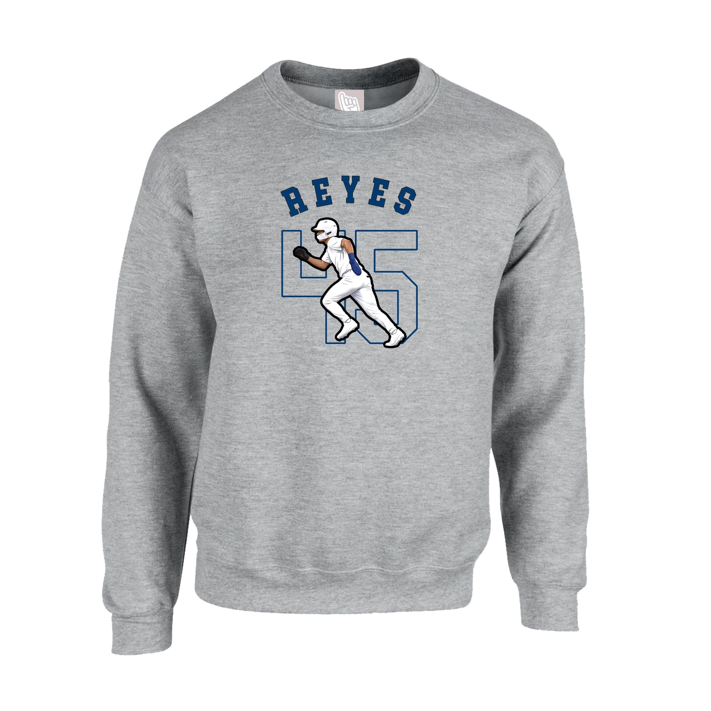 Fleece Crew — Shirsey Arch in Grey