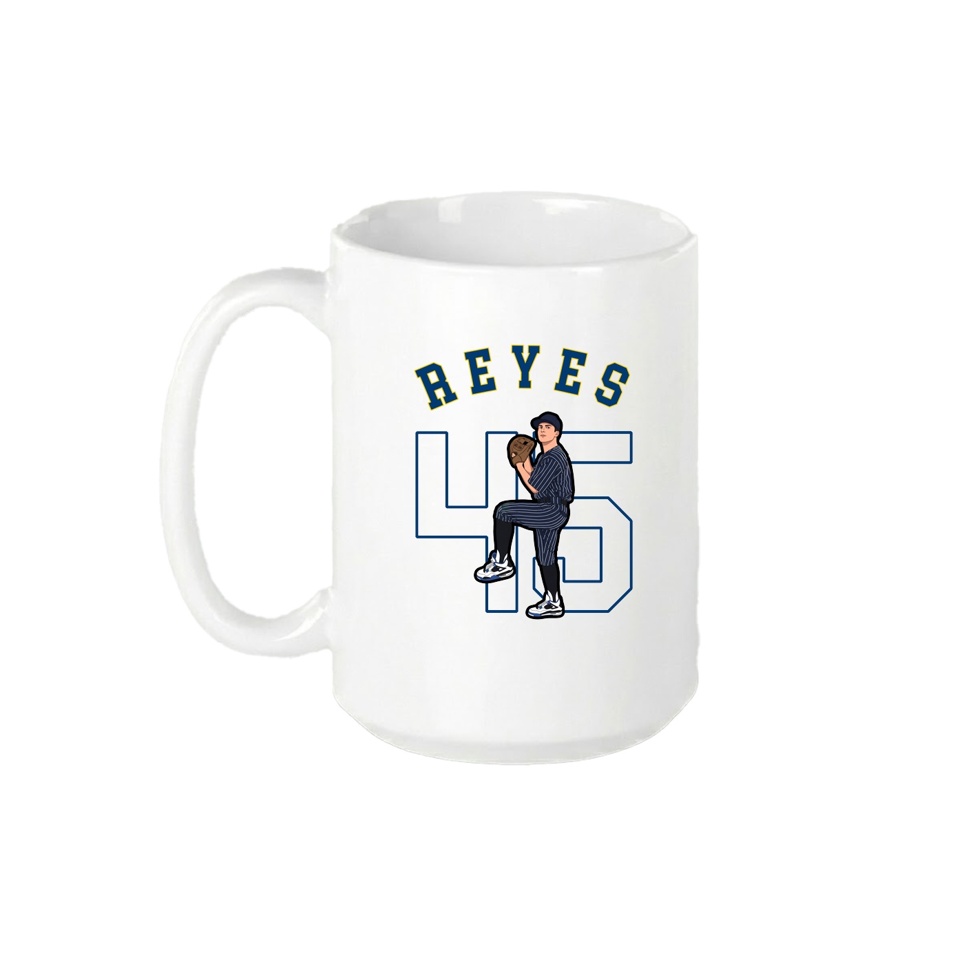 15oz Coffee Mug — Shirsey Arch in White