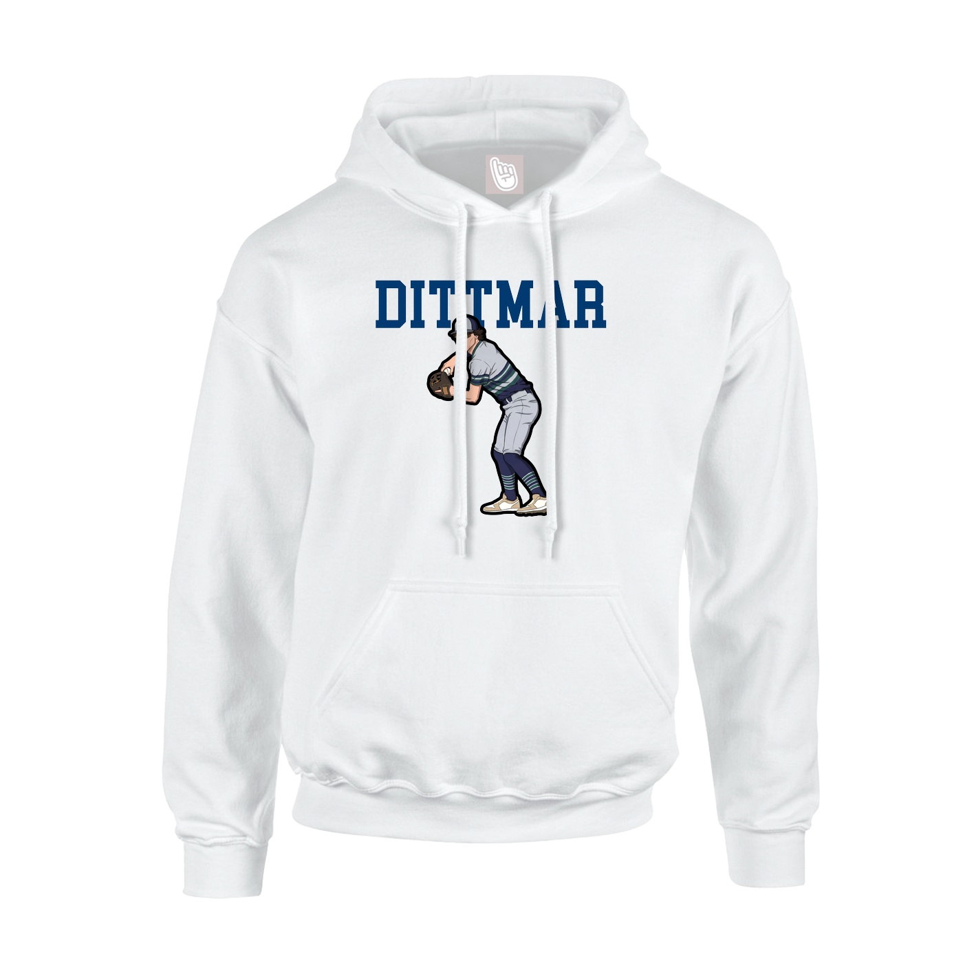 Hoodie — Shirsey in White