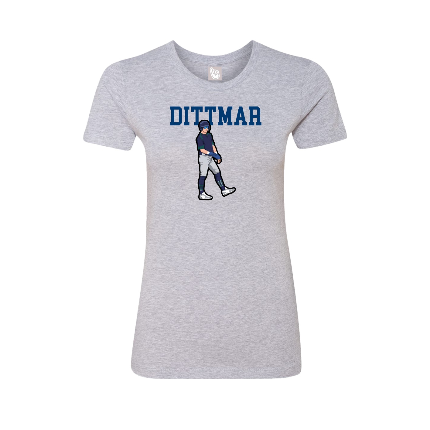 Fitted Women's Tee — Shirsey in Grey