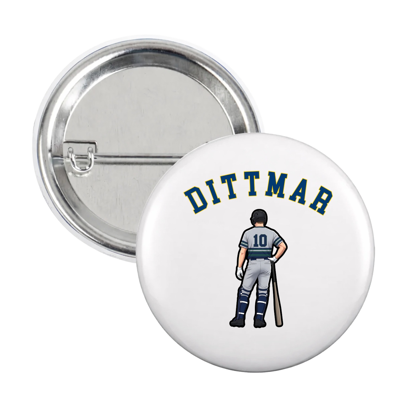 Game Day Button — Shirsey Arch in White