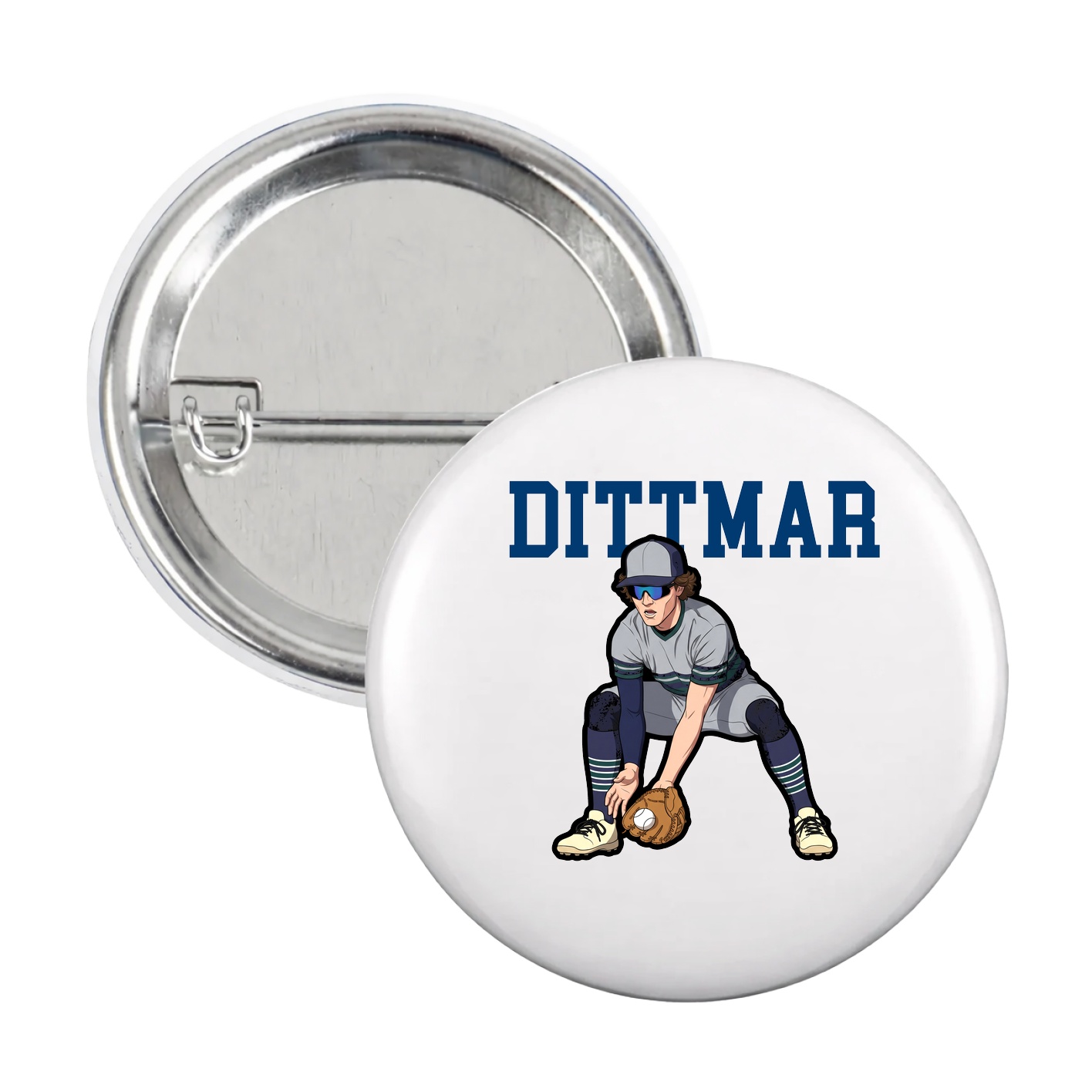 Game Day Button — Shirsey in White