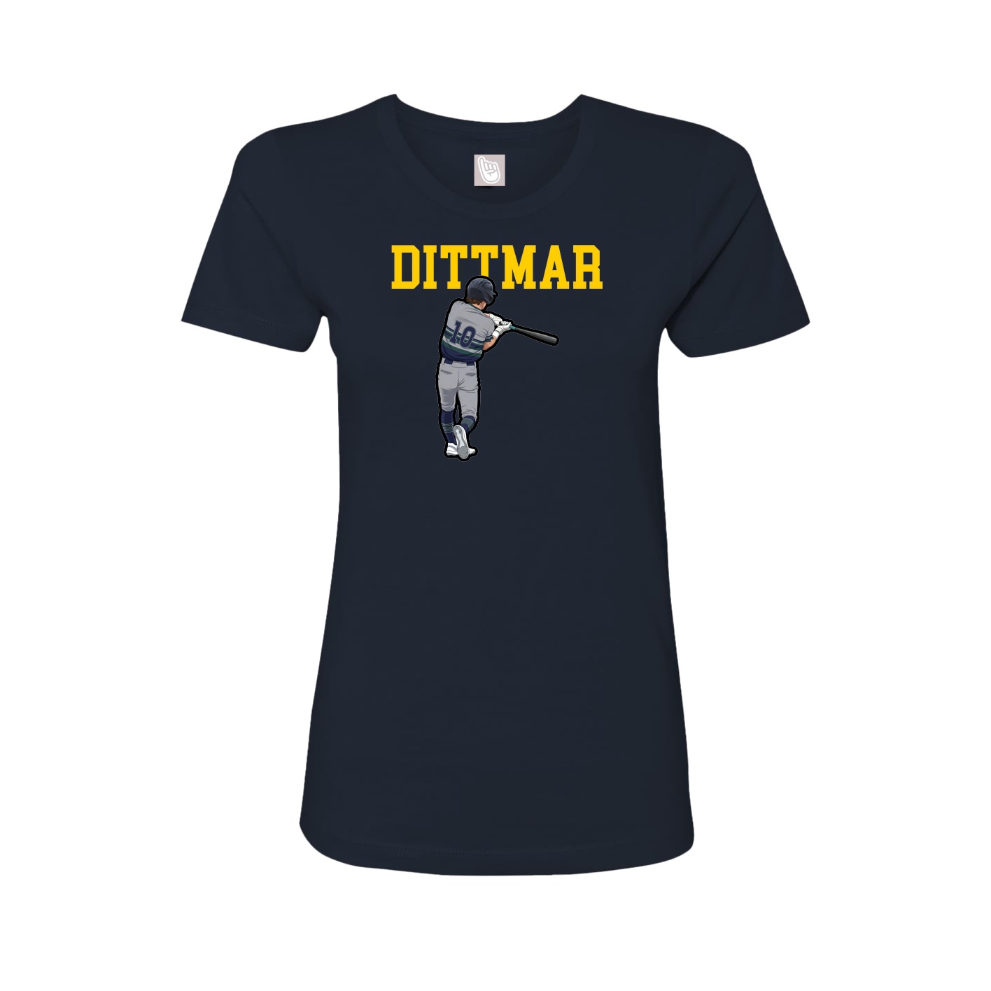 Fitted Women's Tee — Shirsey in Navy