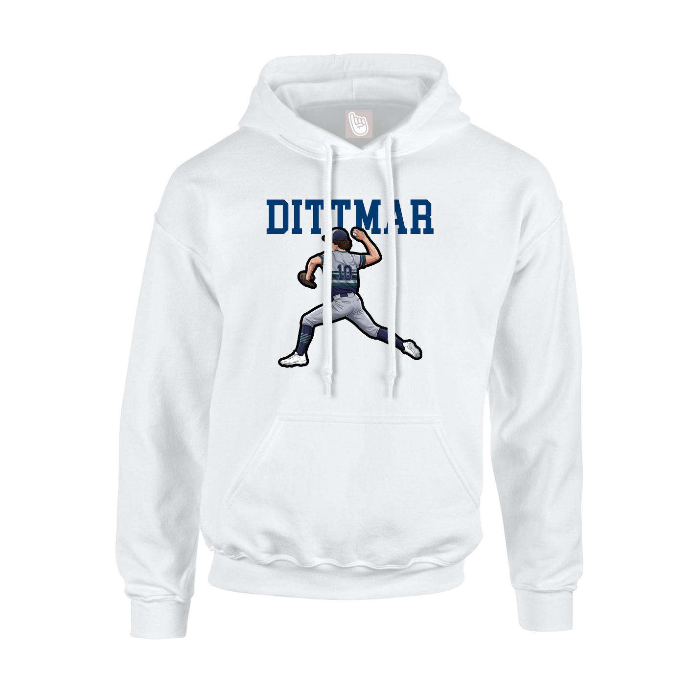 Hoodie — Shirsey in White