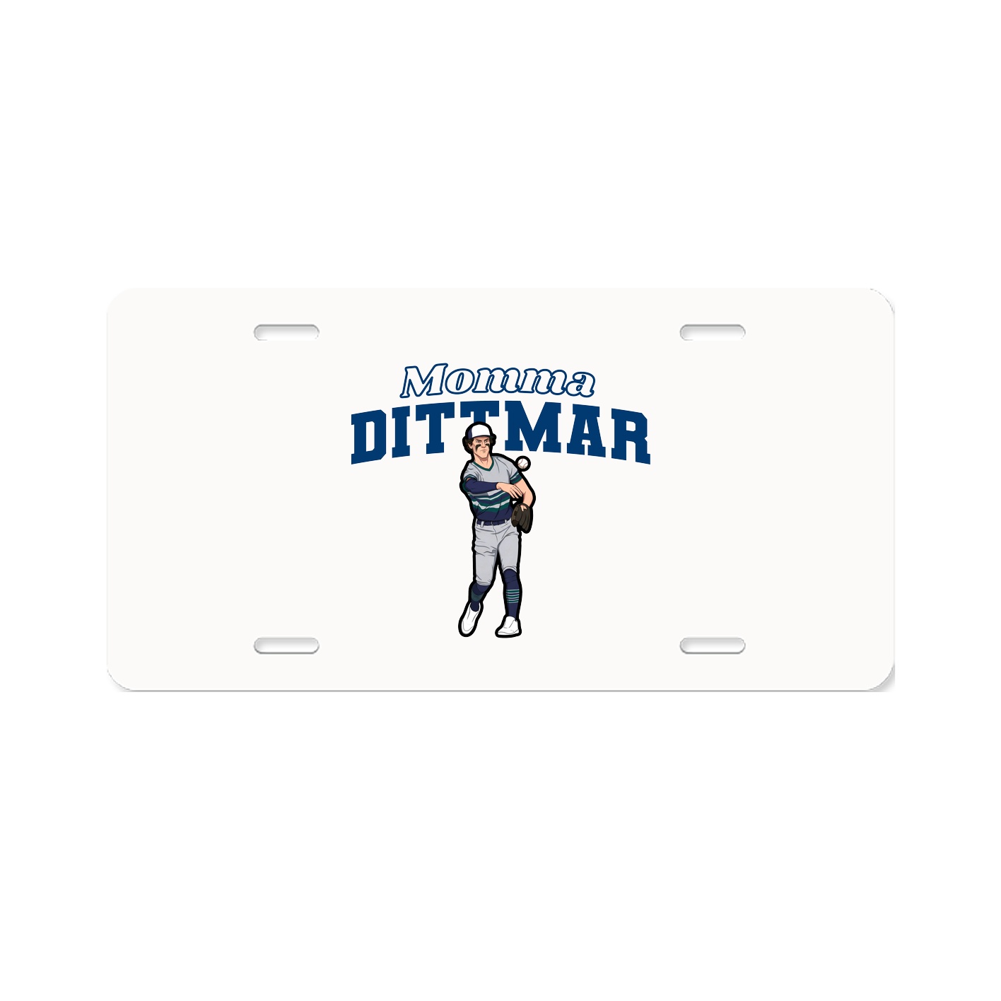License Plate — Mothers Day Block in Classic