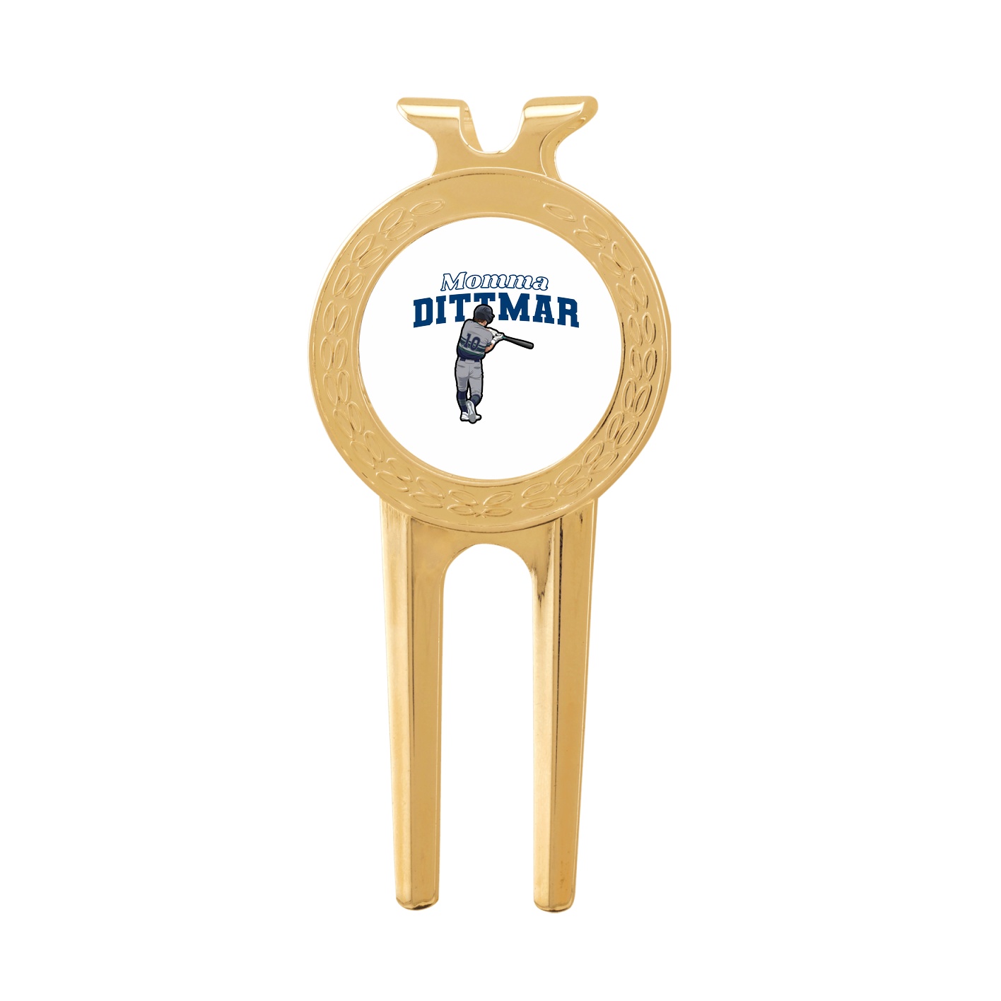 Divot Tool with Ball Marker — Mothers Day Block in Classic