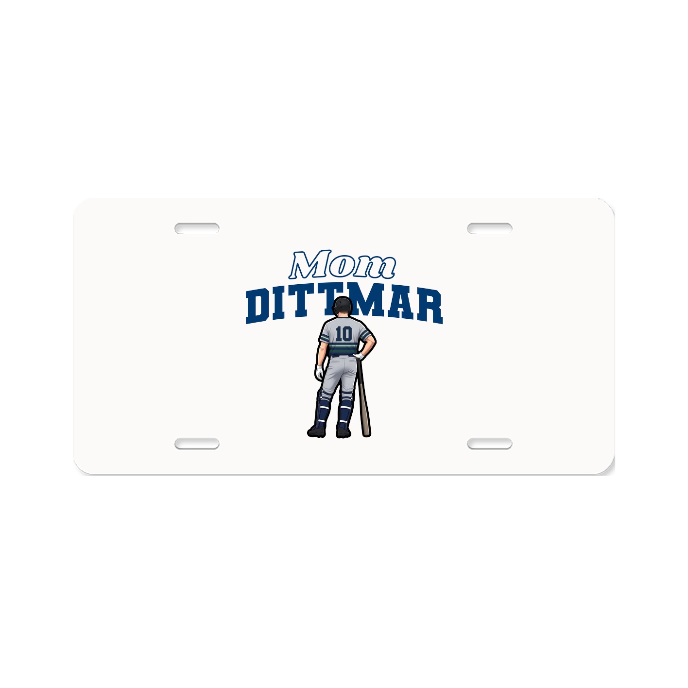 License Plate — Mothers Day Block in Classic