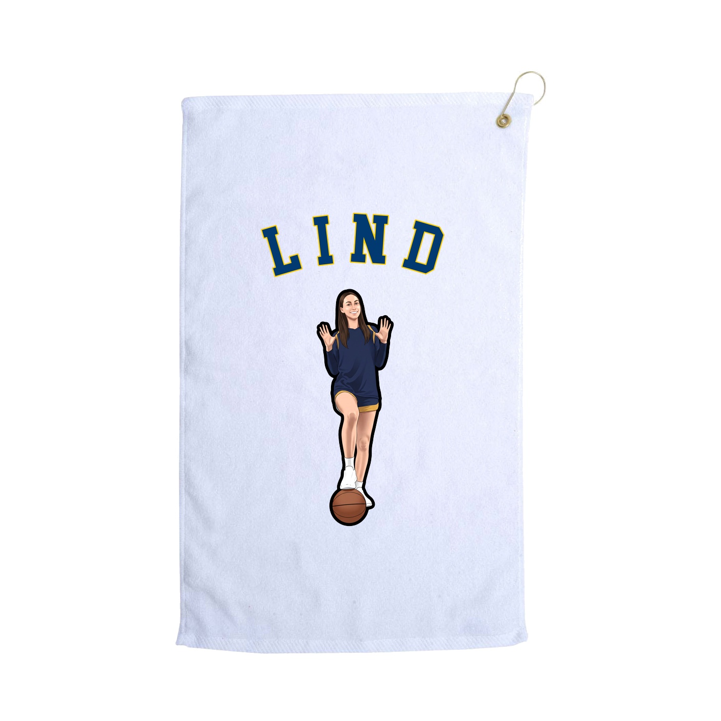 Golf Towel — Shirsey Arch in White