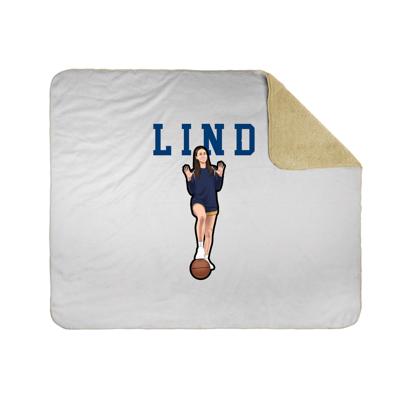 Throw Blanket — Shirsey in White