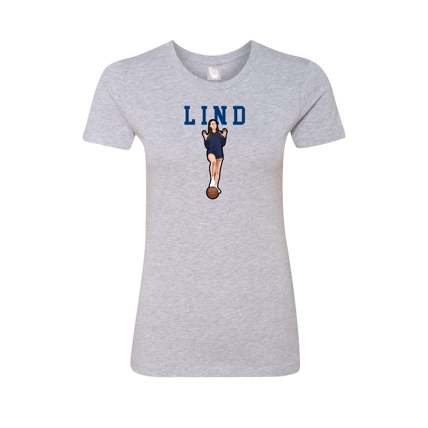 Fitted Women's Tee — Shirsey in Grey