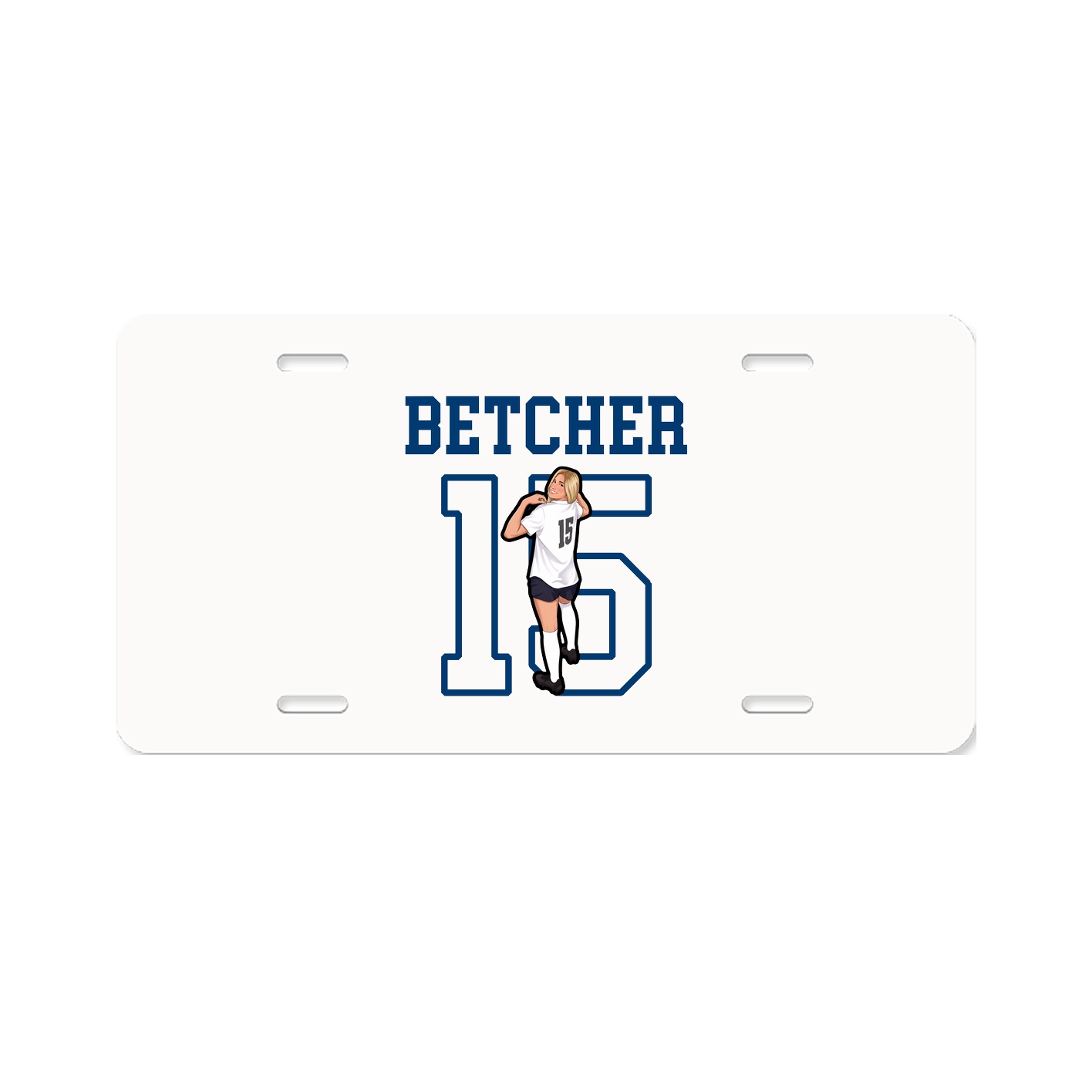 License Plate — Shirsey in Classic