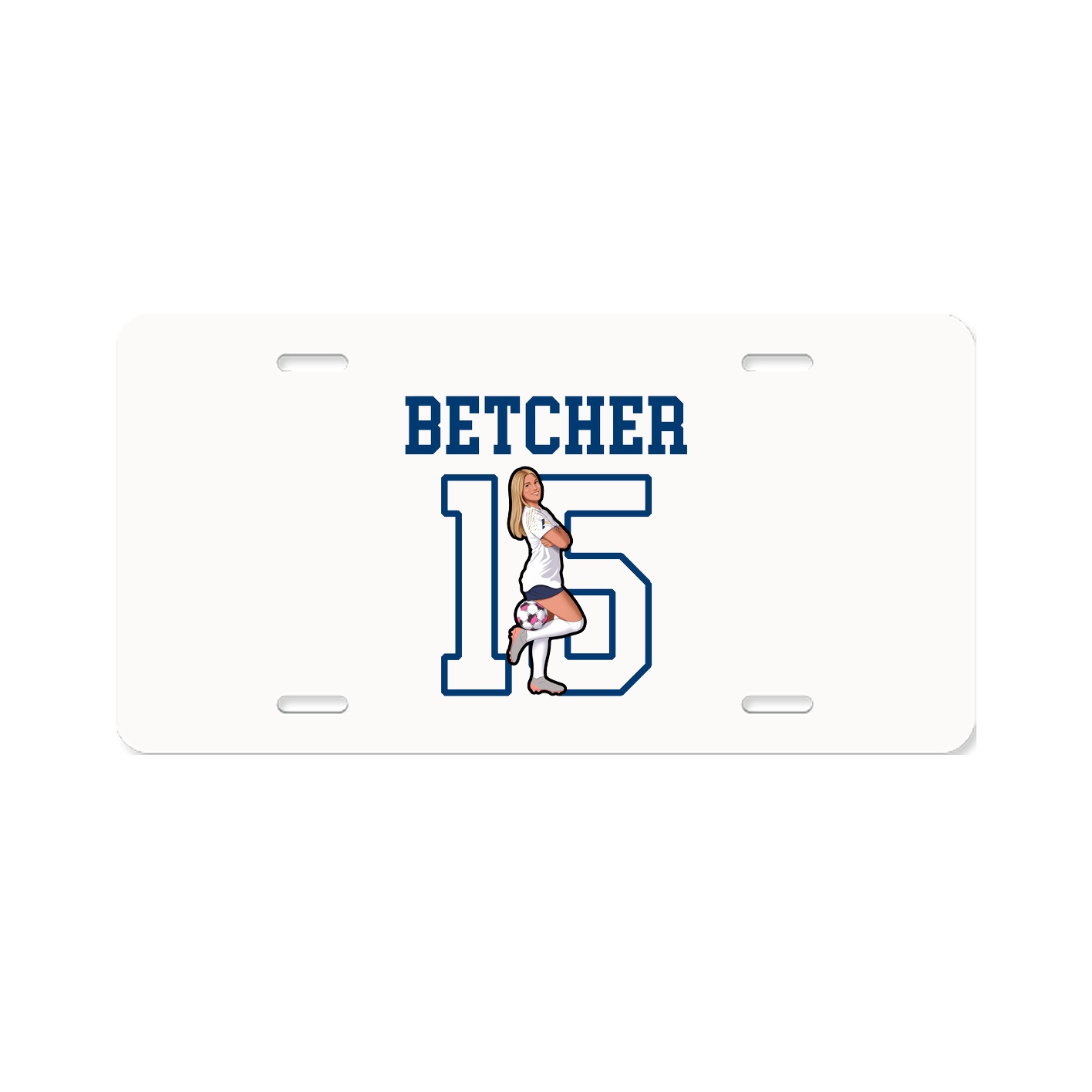 License Plate — Shirsey in Classic