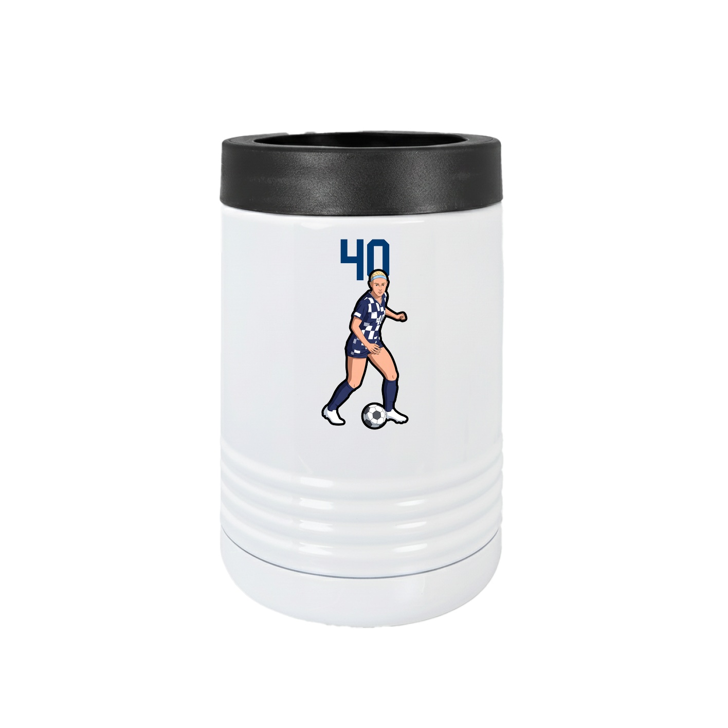 Beverage Holder — Number Top in White
