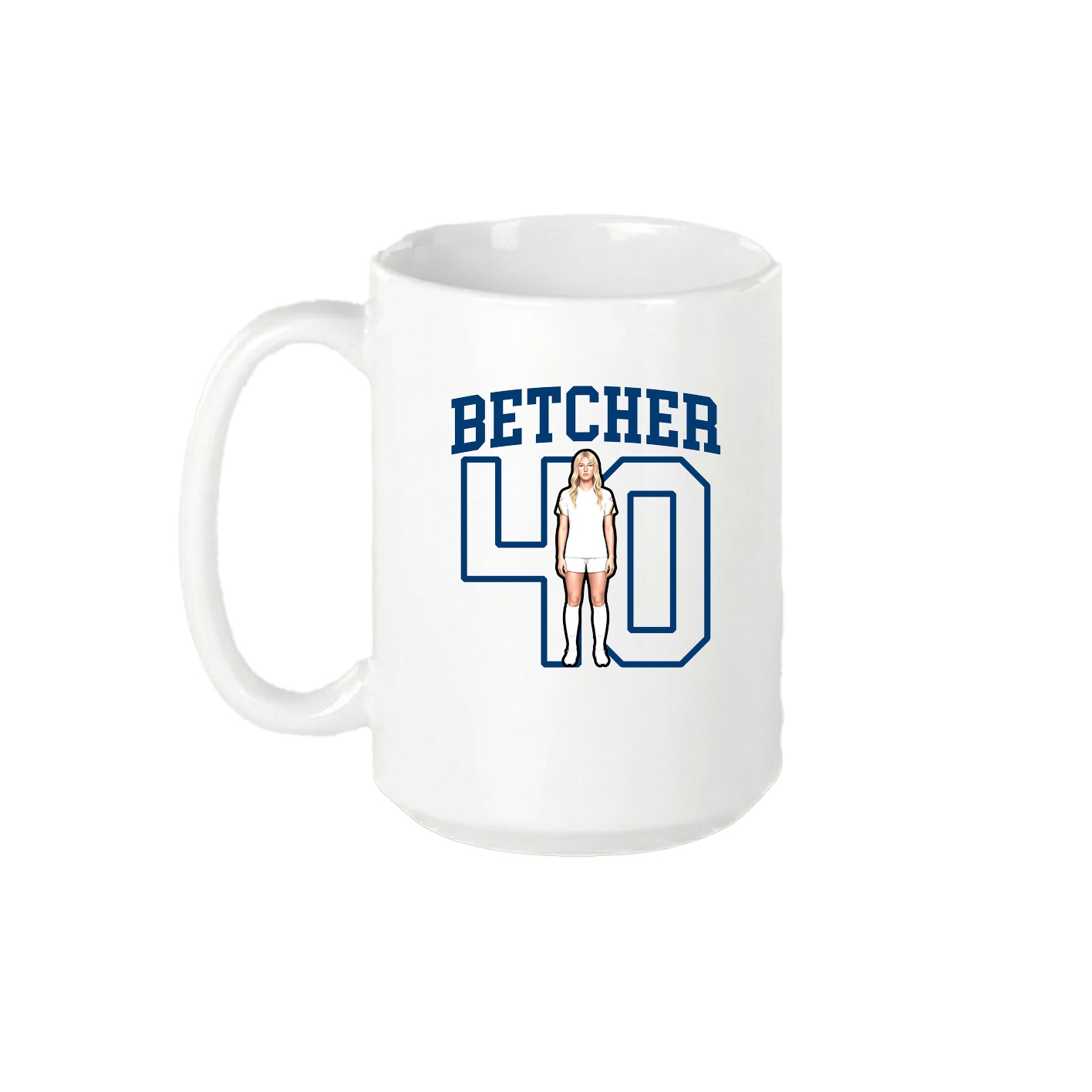 15oz Coffee Mug — Shirsey in White